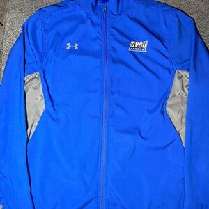 Under Armour Grand Valley State University Jacket Blue And Gray Men’s Size L